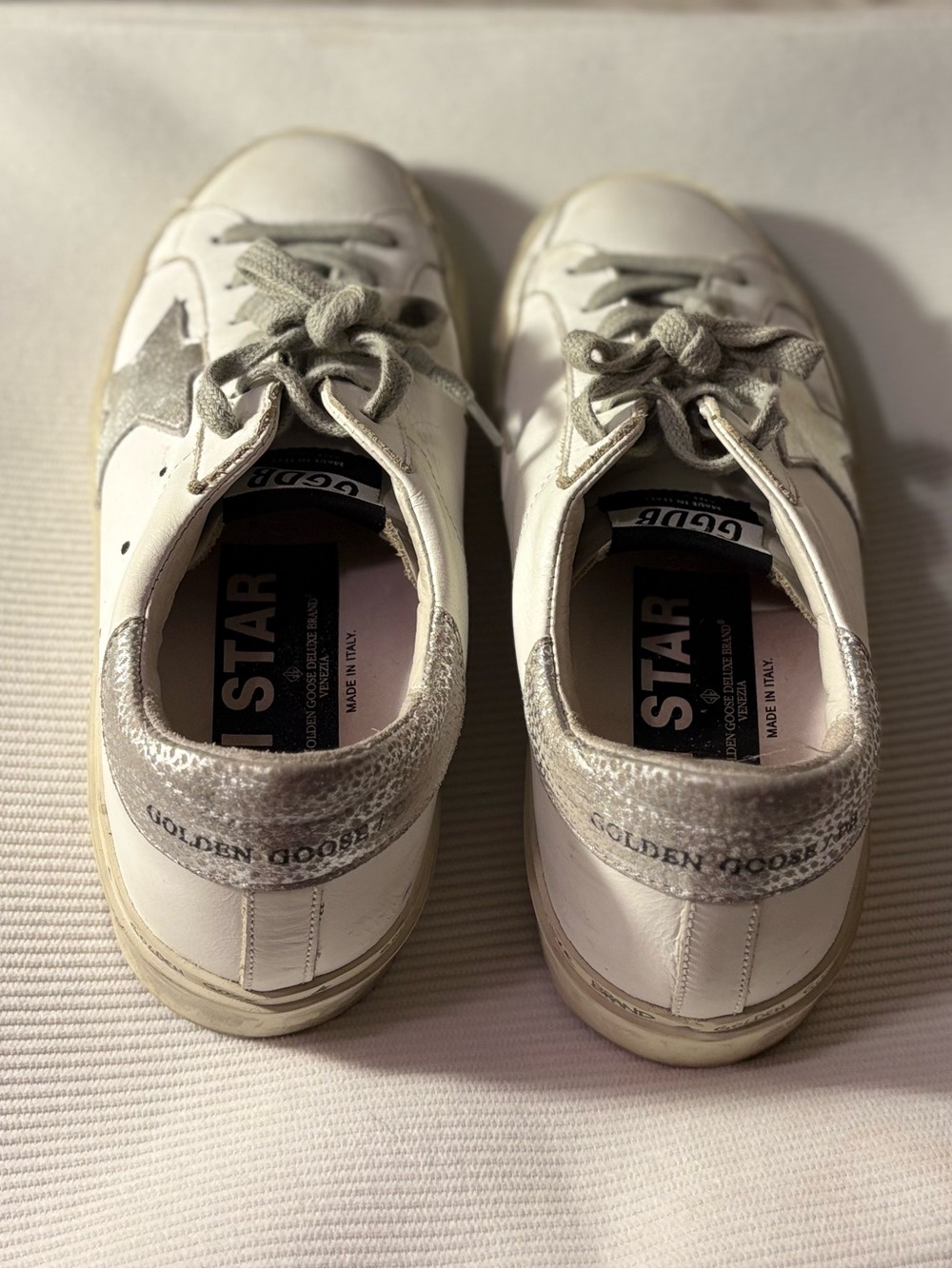 Golden Goose White And Silver Star - Picture 4 of 4